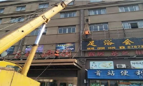 太仓安装较高的门店招牌有什么好的方法？